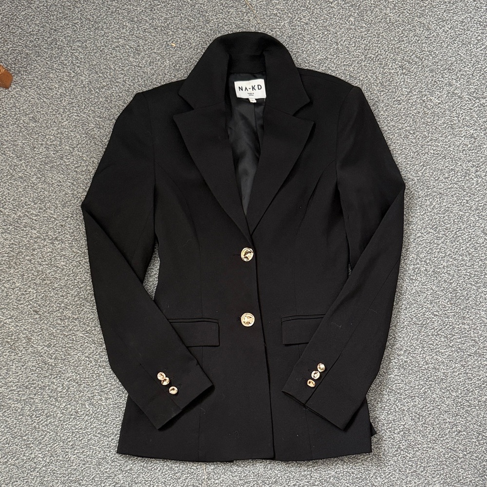 NA-KD Women's Black Blazer
